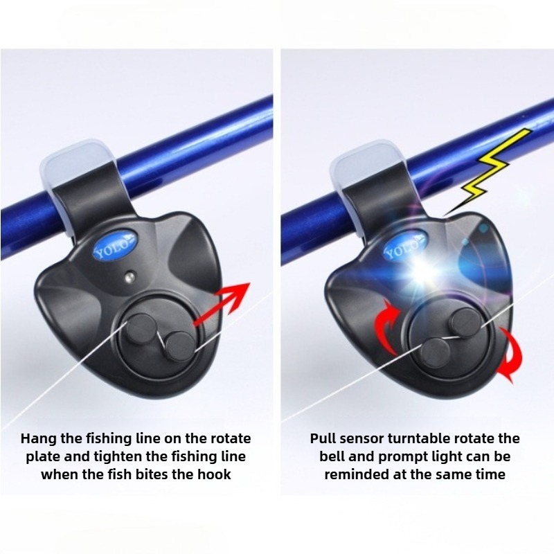 Bite Indicator - Electronic Fishing Bite Alarm with Loud