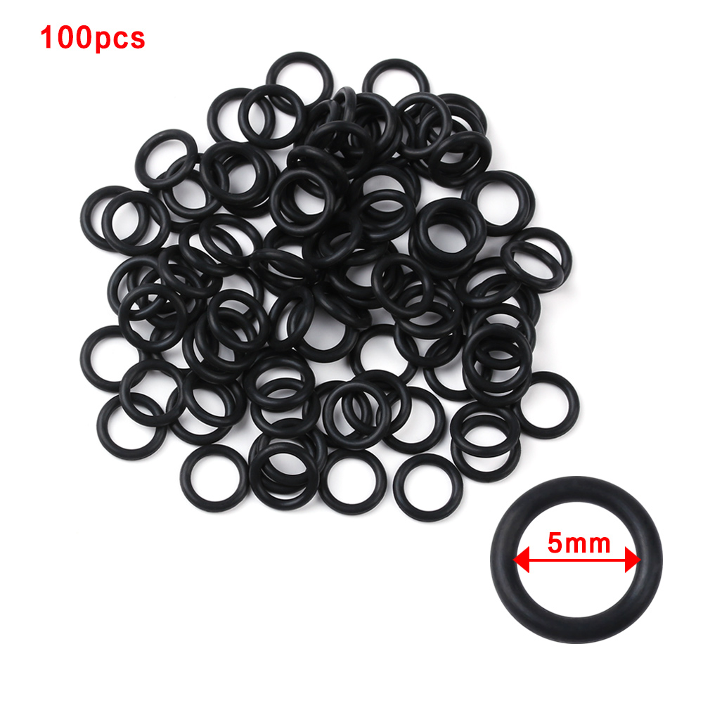100 PCs Black Rubber O-Rings S - огляд і ціна Fishing Camera