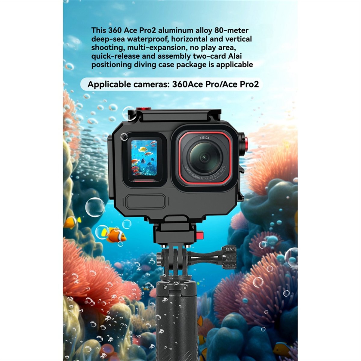 M05K 263FT/80M Waterproof Case - огляд і ціна Underwater Camera