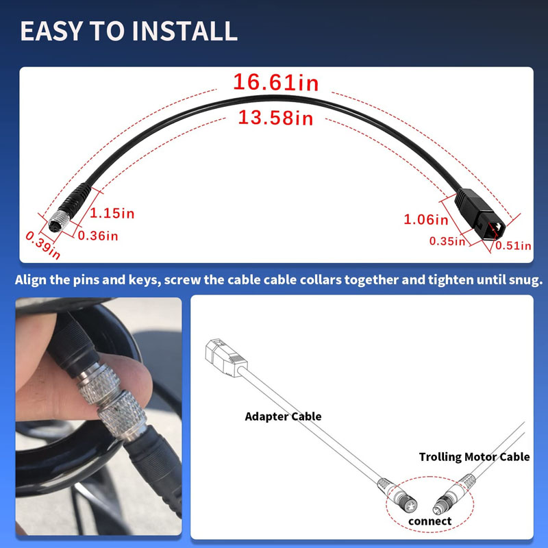 Universal Sonar Transducer Ada - огляд і ціна Fish Finder Cable