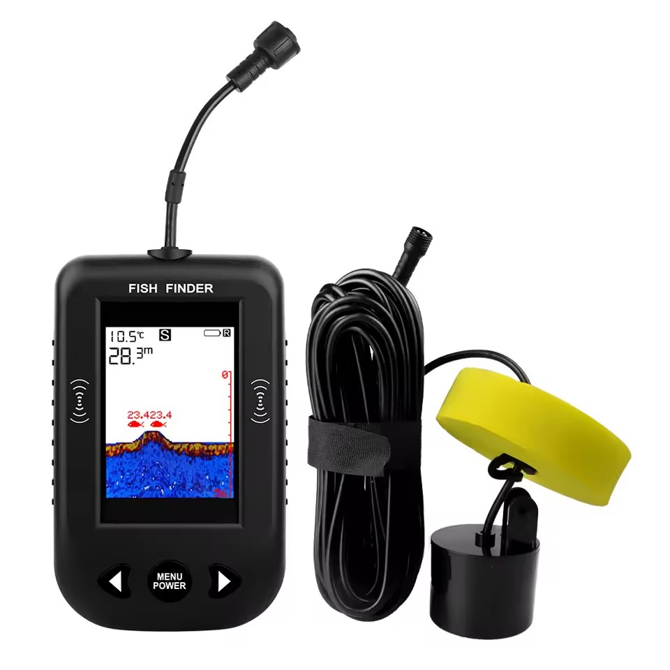 Alarm 100M Portable Sonar Fish - огляд і ціна Fish Finder Transducer