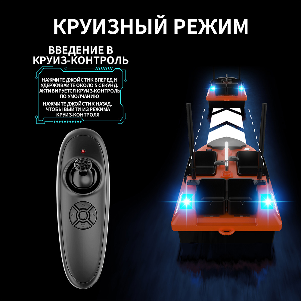 Dual Antenna RC Bait Boat 4 Ba - огляд і ціна Fish Finder Cable