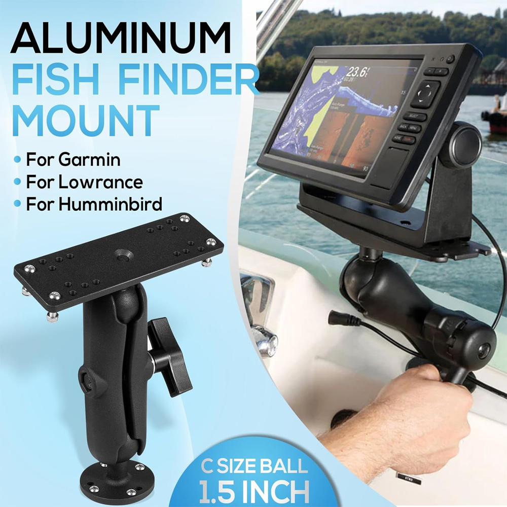 Aluminum Fish Finder Mount wit - огляд і ціна Fish Finder Mount