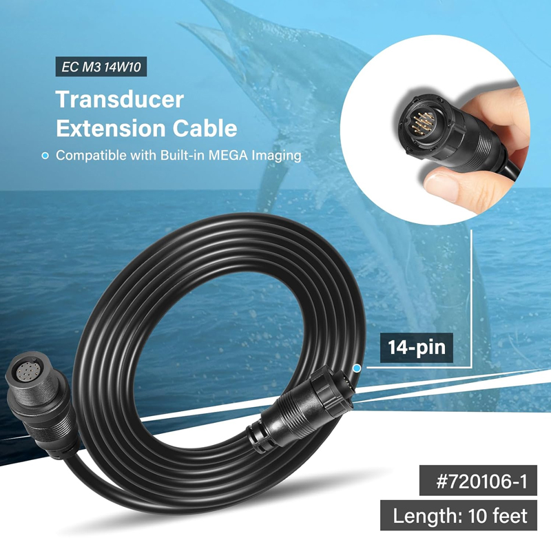 Transducer Extension Cable 10F - огляд і ціна Fish Finder Transducer