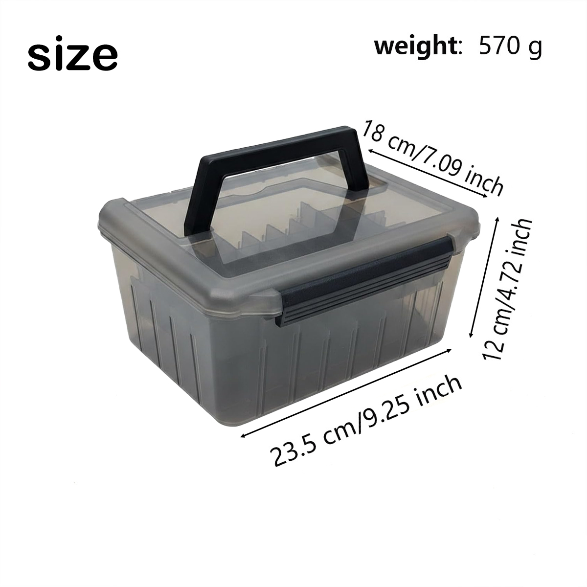 Fishing Tackle Box with Handle - огляд і ціна Fish Finder Case