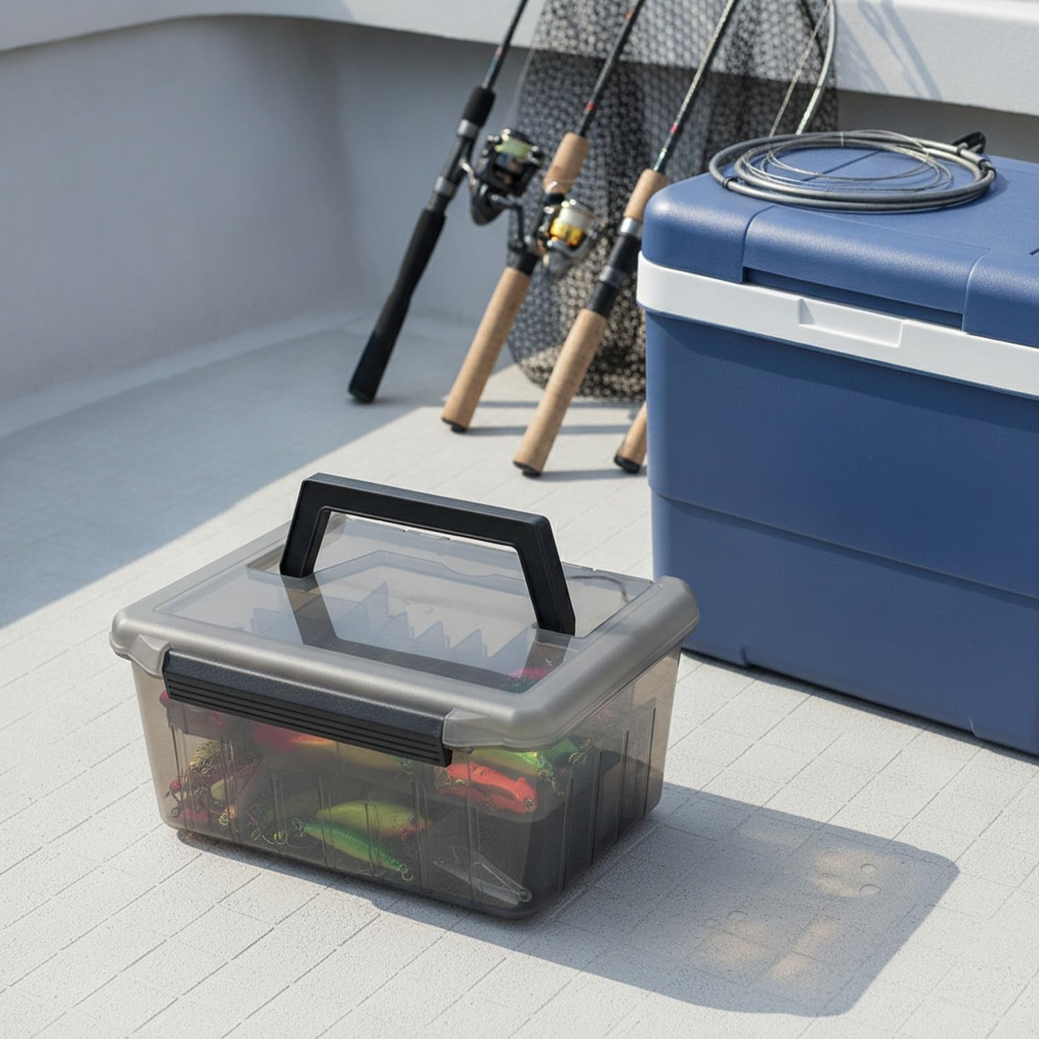 Fishing Tackle Box with Handle - огляд і ціна Fish Finder Case