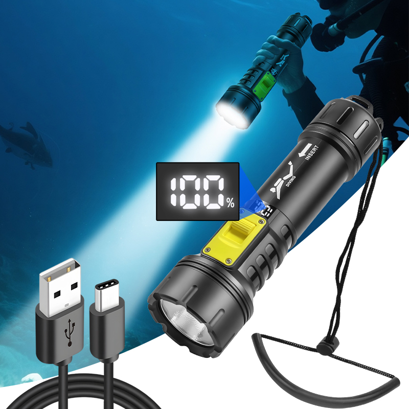 New XHP70 Diving Flashlight IP - огляд і ціна Fishing Light