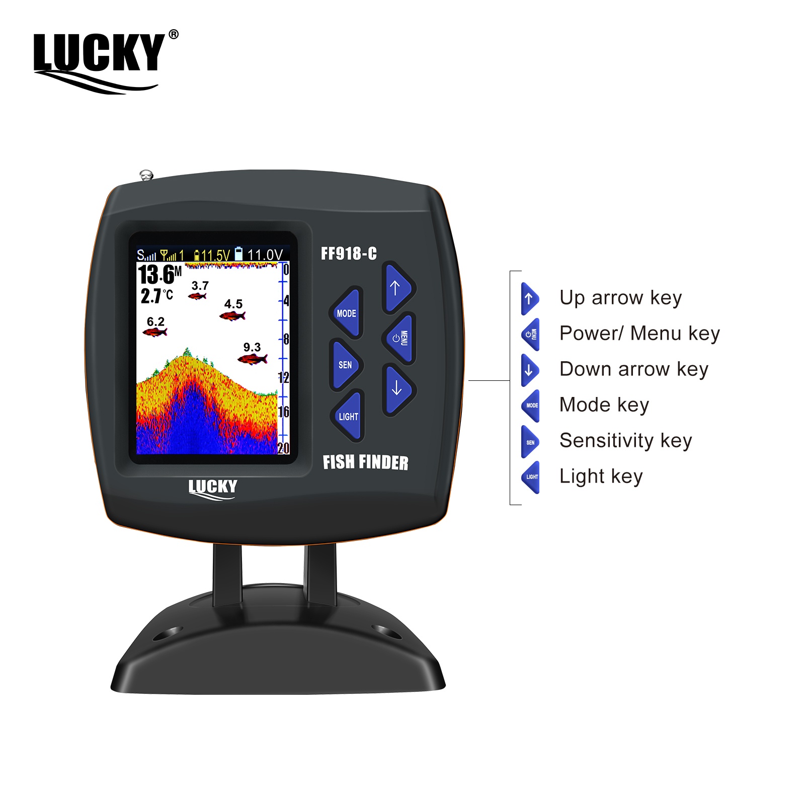 Lucky FF918 Wireless Remote Co - огляд і ціна Fishing Depth Finder