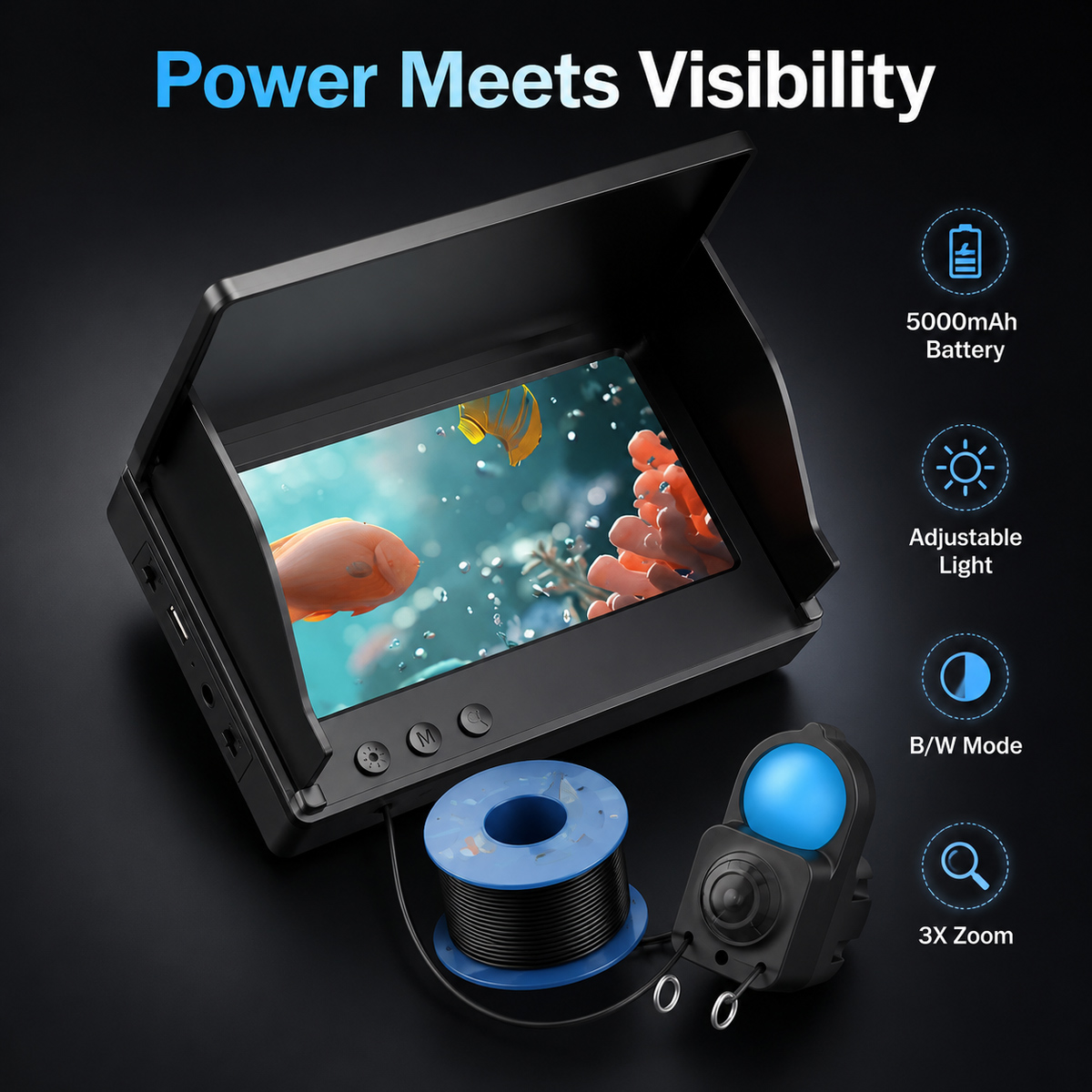 HD Underwater Fishing Camera 4 - огляд і ціна Fishing Camera