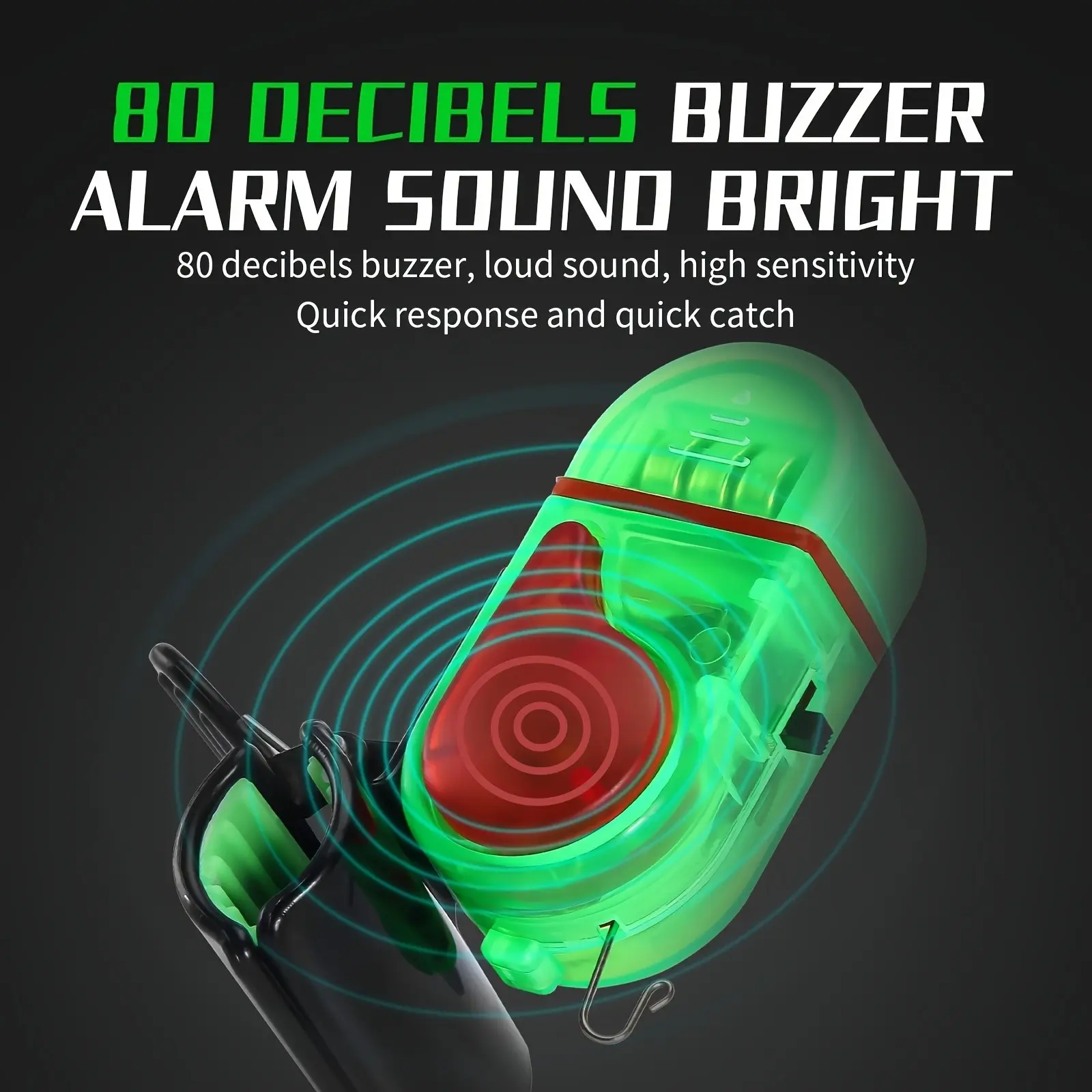 2PCS LED Fishing Bite Alarm, 2 - огляд і ціна Bite Alarm