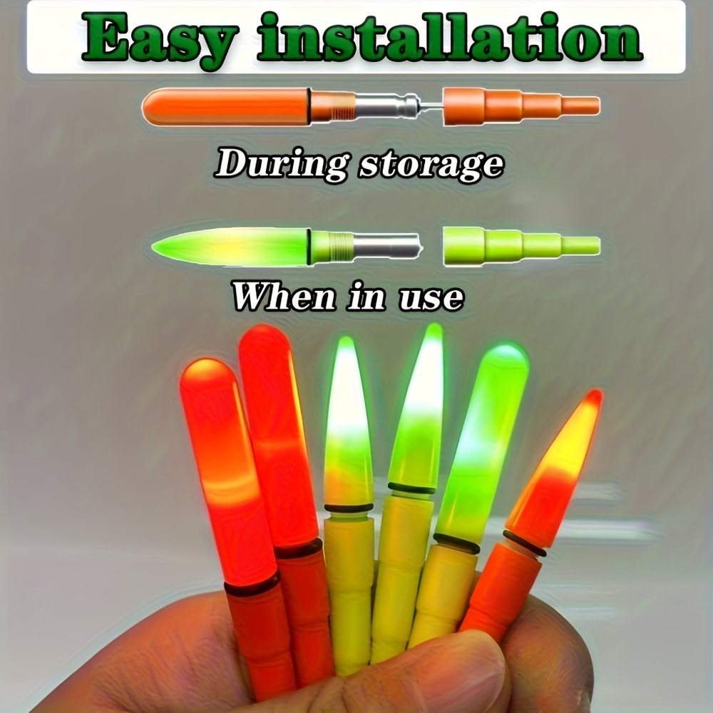 5pcs Night Fishing Rod Light F - огляд і ціна Fish Finder Battery